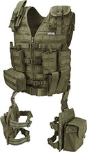 Load image into Gallery viewer, Barska BI12330 Loaded Gear VX-100 Tactical Vest &amp; Leg Platforms (OD Green)
