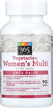 Load image into Gallery viewer, 365 Everyday Value, Vegetarian Women’s Multi with Iron, 90 ct
