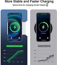 Load image into Gallery viewer, UCOMX Nano 3 in 1 Wireless Charger,Magnetic Foldable 3 in 1 Charging Station,Fast Wireless Charging Pad,Compatible with iPhone 14/Pro/Max/Plus/13/12 Series,AirPods 3/2/Pro,iWatch(Adapter Included)

