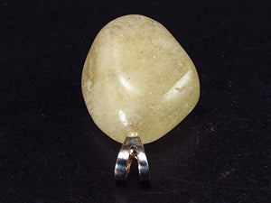 Agni Gold Danburite Silver Pendant From Tanzania - 1.1"