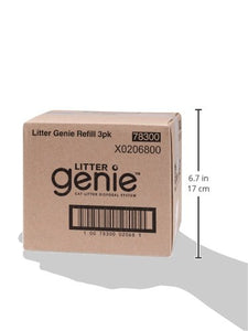 Litter Genie Standard Cat Litter Disposal System Refills (Pack of 3)