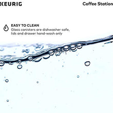 Load image into Gallery viewer, Keurig K-Cup Pod &amp; Ground Coffee Storage Unit, Coffee Storage, Holds up to 12 ounces of Ground Coffee &amp; 12 K-Cup Pods, Black
