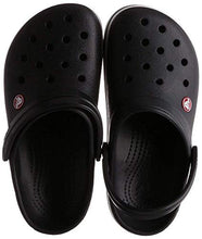 Load image into Gallery viewer, Crocs unisex-adult Crocband Clog | Comfortable Slip On Casual Water Shoe Black Men's 10, Women's 12 Medium
