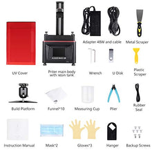 Load image into Gallery viewer, ELEGOO Mars 2 Pro Mono MSLA 3D Printer UV Photocuring LCD Resin 3D Printer with 6 inch 2K Monochrome LCD, Printing Size 129x80x160mm/5.1x3.1x6.3inch
