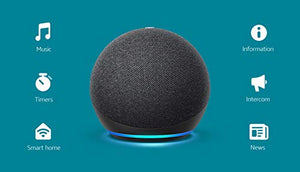All-new Echo Dot (4th Gen) | Smart speaker with Alexa | Charcoal