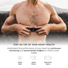 Load image into Gallery viewer, Frontier X2 Smart Heart Monitor with Chest Strap, Wireless Heart Health Monitoring Device with Heart Strain, Breathing Rate, Heart Rhythm and Fitness Tracking with Continuous Heart Rate Monitoring

