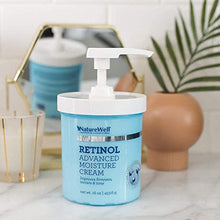 Load image into Gallery viewer, NatureWell Collagen + Retinol Bundle, Collagen Intense Moisturizer (10 Oz) + Retinol Advanced Moisturizer (16 Oz), Non-Greasy, Ultimate Hydration, For Face &amp; Body
