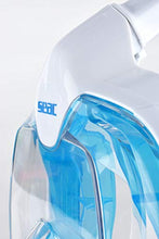 Load image into Gallery viewer, SEAC Magica, Full Face Antifog Snorkelling Mask with Soft Facial Skirt in 2 Sizes, Exhalation Valve and Dry Snorkel Top, White/Orange, Small/Medium
