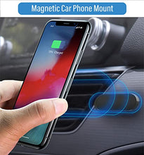 Load image into Gallery viewer, 【2 Pack】 TT&amp;C Magnetic Car Zinc Alloy Phone Mount【Upgrade Magnet 8pcs】 Universal Dashboard Holder, Cell Phone Grip Car Kits, 360° Adjustable Super Strong Magnet for Samsung,iPhone, LG (Black)

