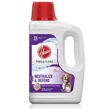Load image into Gallery viewer, Hoover, White Paws &amp; Claws Deep Cleaning Carpet Shampoo with Stainguard, Concentrated Machine Cleaner Solution for Pets, 64oz Formula, AH30925, White
