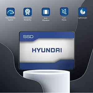 Hyundai | 480GB SSD | SATA III, 3D NAND | 2.5" Internal Solid State Drive for PC (480GB SSD)