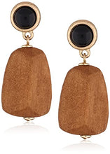 Load image into Gallery viewer, Edil Fantas S925 Minimalist Wooden Nut Pendant Earrings for Women Silver Post Stud Light Weight Birthday Valentine's Day Mothers Day Christmas Gift
