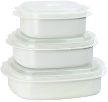 Load image into Gallery viewer, Calypso Basics by Reston Lloyd 6-Piece Microwave Cookware, Steamer and Storage Set, White
