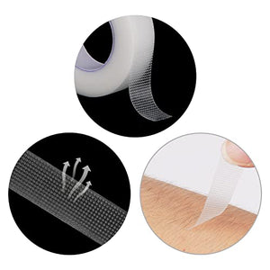 Kirecoo 6 Rolls Lash Tape Adhesive Eyelash Tape, Breathable Eyelash Extension Tape, PE Lash Tape for Eyelash Extensions, Eyelash Extension Supplies - 9 m/10 Yard Each Roll (Transparent)