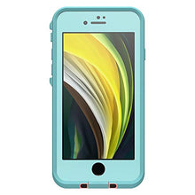 Load image into Gallery viewer, Lifeproof FRĒ SERIES Waterproof Case for iPhone SE (2nd gen - 2020) and iPhone 8/7 (NOT PLUS) - Retail Packaging - WIPEOUT (BLUE TINT/FUSION CORAL/MANDALAY BAY)
