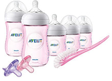 Load image into Gallery viewer, Philips Avent Natural Baby Bottle Pink Gift Set, SCD206/11
