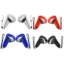 Load image into Gallery viewer, Silicone Controller Grip Cover for Oculus Quest 2 with Face Cover Combo, VR Headset Accessories Sweatproof Anti Collision (Blue)
