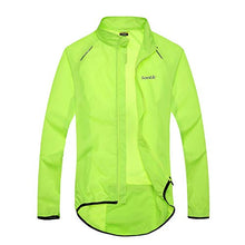 Load image into Gallery viewer, Santic Men&#39;s Cycling Skin Coat Jersey Bicycle Windproof Jacket Green
