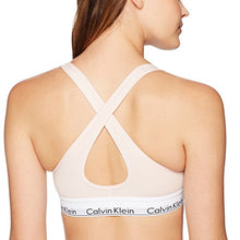 Load image into Gallery viewer, Calvin Klein Women's Modern Cotton Lightly Lined Bralette, Nymph'S Thigh, Medium
