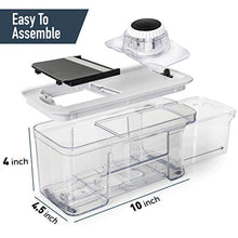 Load image into Gallery viewer, Fullstar Mandoline Slicer Spiralizer Vegetable Slicer - Vegetable Chopper Onion Chopper Food Chopper Vegetable Spiralizer Mandoline Slicer Cutter Chopper and Grater Slicer Zucchini Spaghetti Maker

