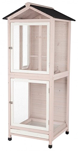 Trixie Pet Products Natura Aviary, Gray/White