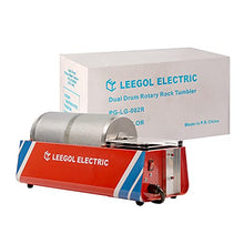 Load image into Gallery viewer, Leegol Electric Rock Tumbler 6LB Machine
