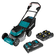 Load image into Gallery viewer, Makita XML06PT1 36V (18V X2) LXT Brushless 18" Self-Propelled Commercial Lawn Mower Kit with 4 Batteries (5.0Ah)
