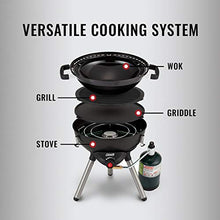 Load image into Gallery viewer, Coleman Gas Camping Stove | 4 in 1 Portable Propane Cooking System, Black
