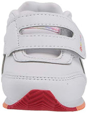 Load image into Gallery viewer, Reebok Baby-Girl's Royal Cljog 2 KC Sneaker, White/Radiant Red/Sunbaked Orange, 10 M US Infant

