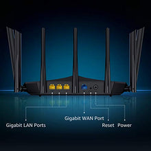 Load image into Gallery viewer, Speedefy AC2100 Smart WiFi Router - Dual Band Gigabit Wireless Router for Home &amp; Gaming, 4x4 MU-MIMO, 7x6dBi External Antennas for Strong Signal, Parental Control, Support IPv6 (Model K7)
