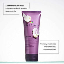 Load image into Gallery viewer, Pureology Hydrate Superfood Treatment | For Dry, Color-Treated Hair | Deeply Hydrating Treatment Mask | Silicone-Free | Vegan | Updated Packaging | 6.8 Fl. Oz
