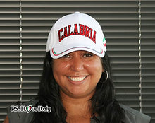 Load image into Gallery viewer, Calabria White Baseball Cap – Colorful Italian Hat - Italy Collection of Italian Pride Products at PSILoveItaly
