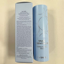 Load image into Gallery viewer, THESAEM Snail Essential EX Cooling Solution Stick Balm – Under Eye Depuffing &amp; Soothing – Face &amp; Eye Serum Treatment – With Snail Collagen &amp; Aquaxyl for Moist Glow, 0.38oz.

