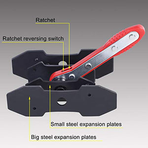 YSTOOL Brake Caliper Press Tool Car Piston Spreader Pad 360 Degree Swing Ratchet Hand Wrench Expander for Single Twin Quad Piston Disc Brake