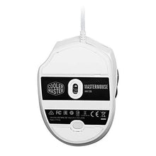 Load image into Gallery viewer, Cooler Master MM720 White Glossy Lightweight Gaming Mouse with Ultraweave Cable, 16000 DPI Optical Sensor, RGB and Unique Claw Grip Shape
