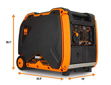 Load image into Gallery viewer, WEN 56380i Super Quiet 3800-Watt Portable Inverter Generator with Fuel Shut-Off and Electric Start
