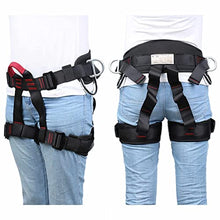 Load image into Gallery viewer, HandAcc Climbing belts, Thicken Professional Half Body Safety Belt for Rock Climbing, Fire Rescue, Expanding Training and Outdoor Adventure Activities
