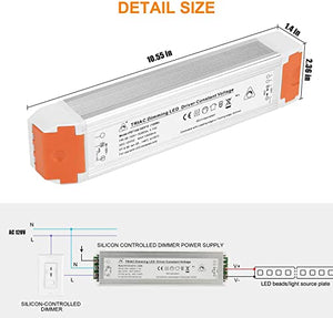 120 Watts 12V 10A Dimmable LED Driver Dimming LED Power Supply 110V to 12V DC led Transformer 12v dimmable