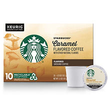 Load image into Gallery viewer, Starbucks Flavored K-Cup Coffee Pods — Caramel for Keurig Brewers — 1 box (10 pods)
