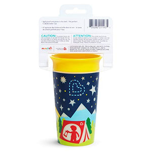 Munchkin Miracle 360 Degree Glow in The Dark Sippy Cup, 9 Oz, Camping, Yellow