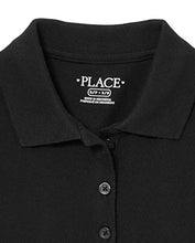 Load image into Gallery viewer, The Children's Place girls Long Sleeve Pique School Uniform Polo Shirt, White Single, X-Large US
