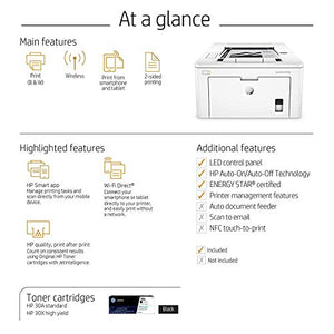 HP LaserJet Pro M203dw Wireless Laser Printer, Works with Alexa (G3Q47A). Replaces HP M201dw Laser Printer
