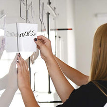 Load image into Gallery viewer, mcSquares Stickies Dry-Erase Sticky Notes. Reusable Whiteboard Stickers 4 inch Square 6 Pack - Post Reminders, Labels, Lists, and Decals - Never Buy Paper Notes Again, Its Eco-Friendly!
