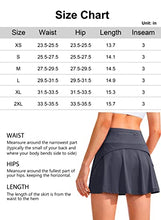 Load image into Gallery viewer, YYV Women's Pleated Tennis Skirts with 4 Pockets Golf Athletic Skorts Skirts for Women High Waist for Gym Running Workout (White X-Large)
