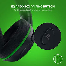 Load image into Gallery viewer, Razer Kaira Wireless Gaming Headset for Xbox Series X|S, Xbox One: Triforce Titanium 50mm Drivers - Cardioid Mic - Breathable Memory Foam Ear Cushions - EQ Pairing Button - Windows Sonic - Black
