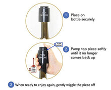Load image into Gallery viewer, Best Wine Bottle Stopper + Vacuum Sealer, Wine Preserver, 1 Piece, Keep Wine Fresh, Gift for Wine Lovers
