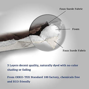 Reversible Recliner Cover Recliner Slipcover Recliner Furniture Protector 2" Elastic Strap Slip Resistant Water Repellent Slipcover Seat Width Up to 22"(Recliner 79"L x 68"W, Brown/Beige)