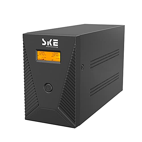 1500VA UPS Battery Backup 900W Intelligent LCD Battery Backup and Surge Protector,Uninterruptible Power Supply,Battery Backup for Computer