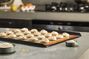 Silpat Perfect Macaron Non-Stick Silicone Baking Mat, 11-5/8" x 16-1/2", Orange
