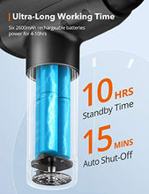 Load image into Gallery viewer, Massage Gun TaoTronics Professional Deep Tissue Muscle Massager Gun Percussion Handheld Electric Muscle Massager with 10 Speed Levels 6 Massage Heads for Gym Office Home Post-Workout Recovery
